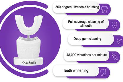 360 U shaped Whitening Toothbrush