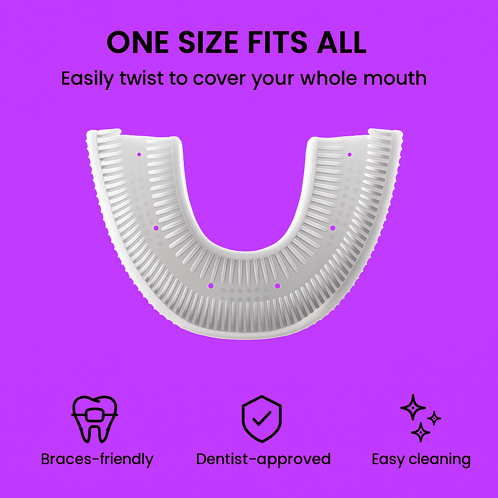 360 U shaped Whitening Toothbrush